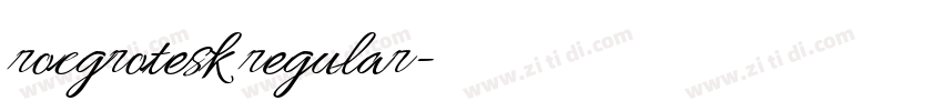 rocgrotesk regular字体转换 rocgrotesk regular字体转换